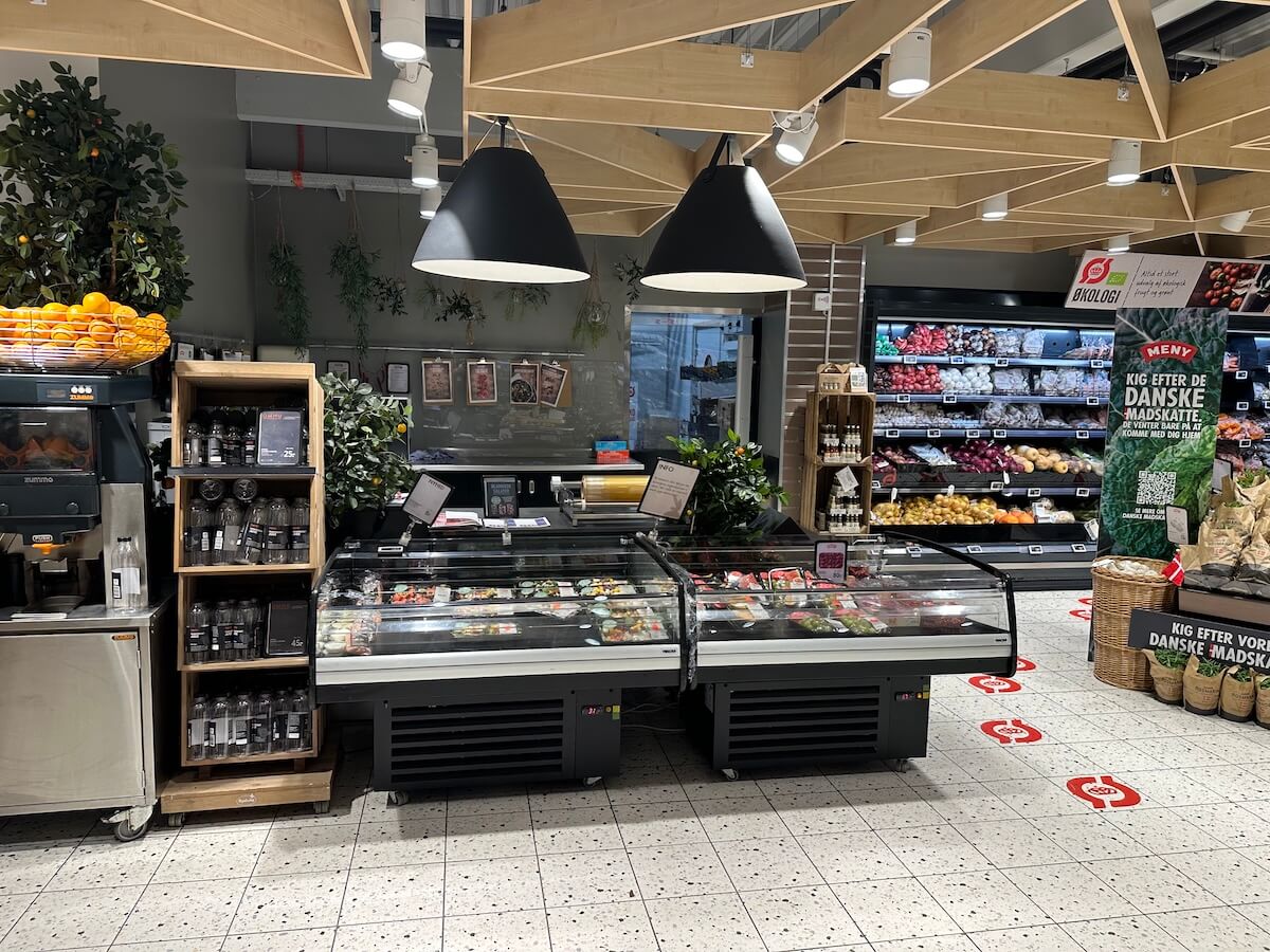 Supermarked kølemontre